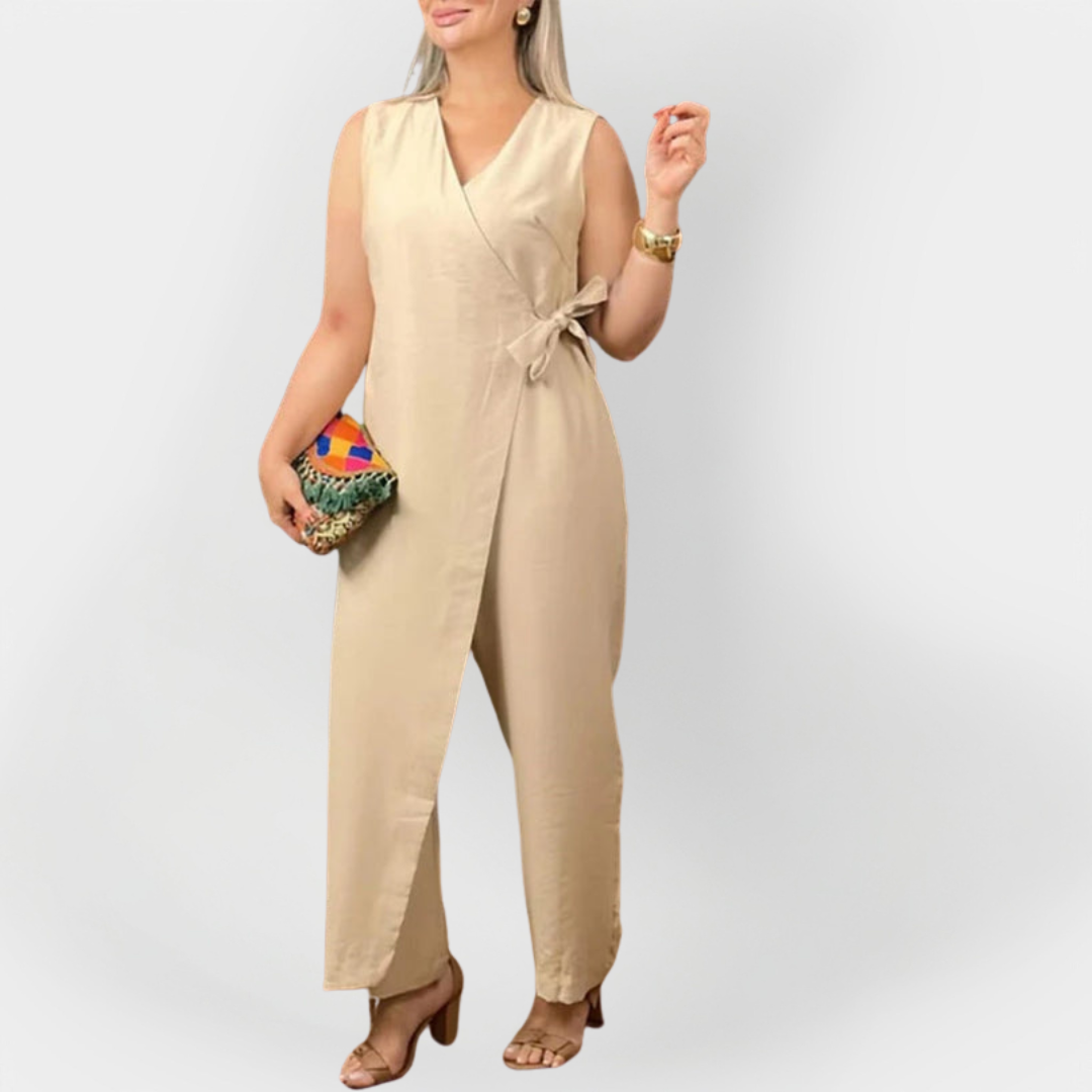 Stilingas Be Rankovių Jumpsuit | Безръкав Гащеризон Комфорт