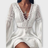 Paula - Tobulas Boho Suknelė | Boho Рокля С V Деколте