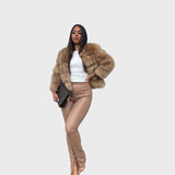 Слънчана | Висококачествено яке от изкуствена кожа