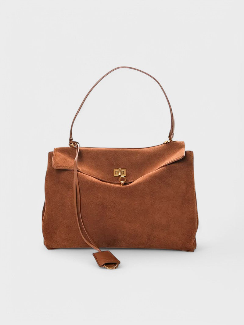 Sofija - Bolsa de Camurça | Стилна Чанта С Златен Цип