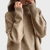 Лина | Мек плетен комплект с поло яка