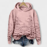Grace Vintage Hoodie | Удобен Винтидж Худи С Флорална Шарка