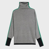 Жасмина | Елегантен кашмирен пуловер с поло яка