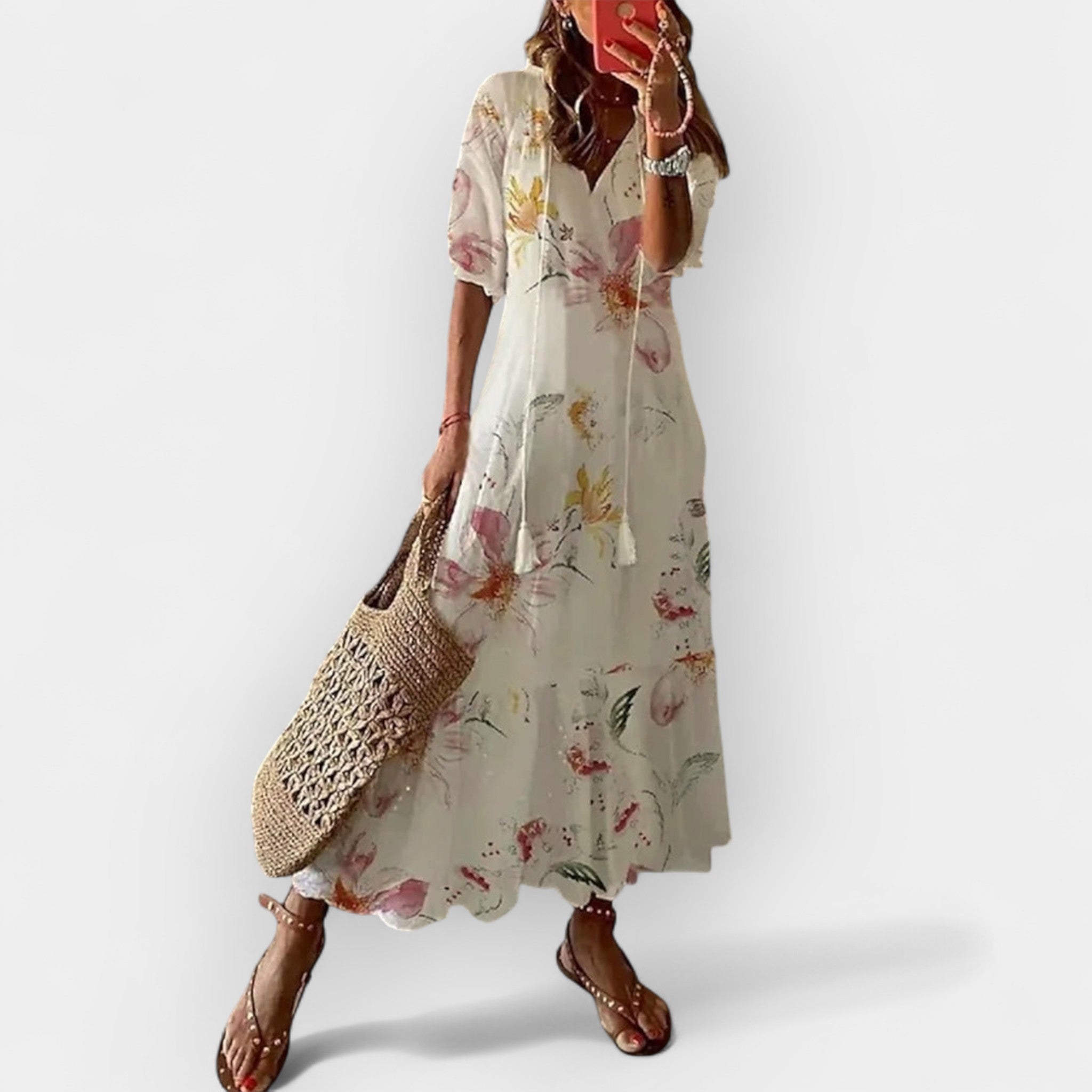 Maksifas Boho Stiliumi | Нежна Boho Рокля С Дишаща Материя