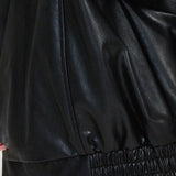 Людмила | Овърсайз дамско яке от еко кожа