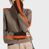 Жасмина | Елегантен кашмирен пуловер с поло яка